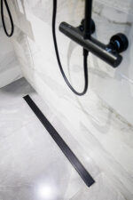 ACO Comfort Nero Falszigetelő galléros folyóka alacsony beépítési magasság + Massive Nero rács - 78.5 (9010.91.23) - Image 2