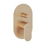 Ravak Eleganta Falba süllyesztet csaptelep, automatikus kétutas, belső egységgel, Rose Gold Brushed