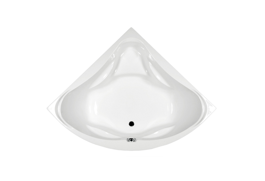 emily-sarokkad-felulnezet H2O Emily Akril Kád 140X140 (12091) - Image 1