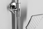 AQUALINE FACTOR teleszkópos zuhanyoszlop csapteleppel, mag.:757-1117mm, bekötés:150mm, króm (FC960) - Image 3