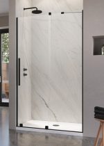 Radaway Furo Black DWJ zuhanyajtó - 110, Balos (10107572-54-01L+1011530-01-01)