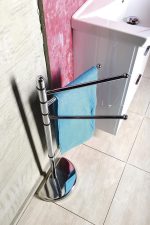 Aqualine Hibiscus Álló Törölközőtartó, Króm (Hi31) - Image 4