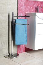 Aqualine Hibiscus Álló Törölközőtartó, Króm (Hi31) - Image 3