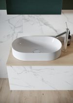 Cersanit Inverto Ovális 60X35 CM Pultra Tehető Mosdó (K671-009)
