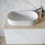 Cersanit Inverto Ovális 60X35 CM Pultra Tehető Mosdó (K671-009)