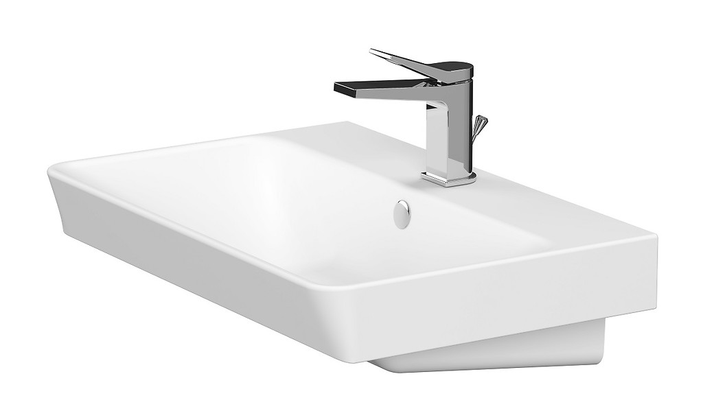 k675-002_mille_60_washbasin_rectangular_1 Cersanit Mille 60X41 CM Mosdó (K675-002) - Image 1