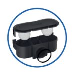 Styron egyenes műanyag folyóka fekete szinterezett Harmony ráccsal 1000mm(L1) - Image 3