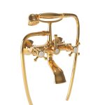 Bugnatese Lady (900DO) arany színű kádcsaptelep zuhanyszettel