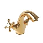 LADY mosdócsaptelep húzórudas leeresztővel arany színben (934DO)