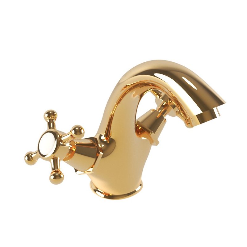 lady934S-DO LADY mosdócsaptelep húzórudas leeresztővel arany színben (934DO) - Image 1