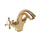 LADY mosdócsaptelep húzórudas leeresztővel réz színben (934ON)