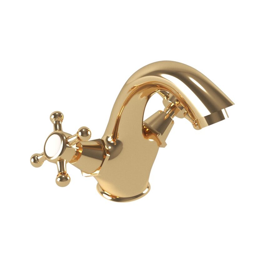 lady934S-ON LADY mosdócsaptelep húzórudas leeresztővel réz színben (934ON) - Image 1