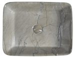 Sapho Dalma Kerámiamosdó, 48X38X13CM, Szürke Márvány (Mm513) - Image 3