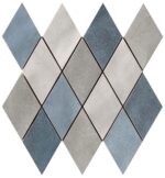 Cir Materia Prima Mix Blue Rombo 25X25 cm Mozaik (1069905)