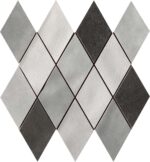 Cir Materia Prima Mix Grey Rombo 25X25 cm Mozaik (1069907)