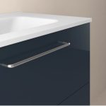Royo Nisy alsószekrény 2 fiókos, 80 cm,  - glossy navy blue (127296)