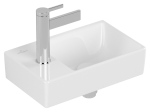 Villeroy & Boch Avento Kézmosó Jobbos , 360 X 220 X 110 mm, Fehér Alpin, Túlfolyó Nélkül, Csiszolatlan (43003R01)