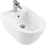 Villeroy & Boch Subway 2.0 Ovális Fali Bidé (Rejtett Rögzítéssel) (54000001)