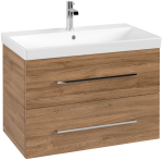 Villeroy & Boch Avento alsószekrény, 2 kihúzható elem, 80 cm, oak kansas (rh) (a89100rh)
