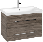 Villeroy & Boch Avento alsószekrény, 2 kihúzható elem, 80 cm, stone oak (a89100rk)