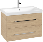 Villeroy & Boch Avento alsószekrény, 2 kihúzható elem, 80 cm, nordic oak (vj) (a89100vj)