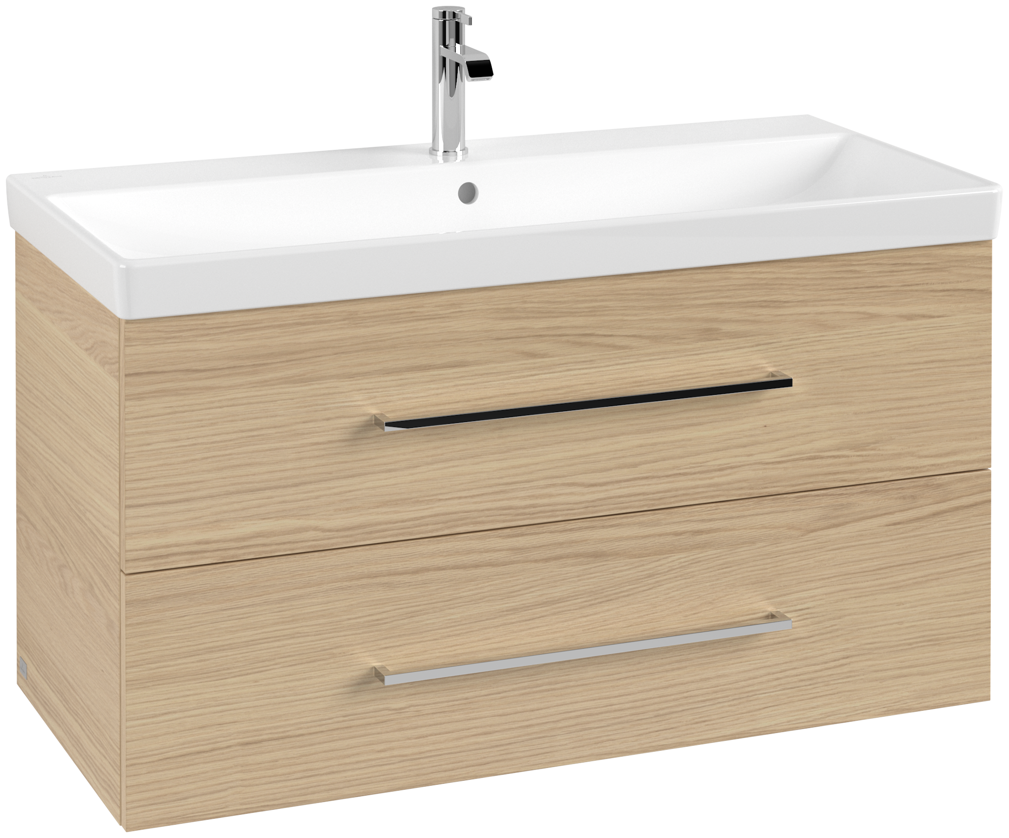 pic_A89200VJ Villeroy & Boch Avento alsószekrény, 2 kihúzható elem, 100 cm, nordik oak (a89200vj) - Image 1