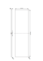 Cersanit City 160x45 cm pult- fényes fehér (s584-050) - Image 3