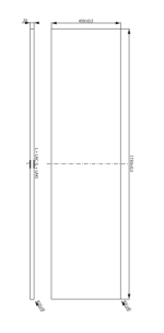 Cersanit City 175x45 cm pult- fényes fehér (s584-053) - Image 3