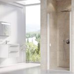 RAVAK CHROME Zuhanyajtó CSD1 80x195 cm - matt fehér