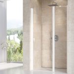 RAVAK CHROME Zuhanyajtó CSD2 110x195 cm - matt fehér