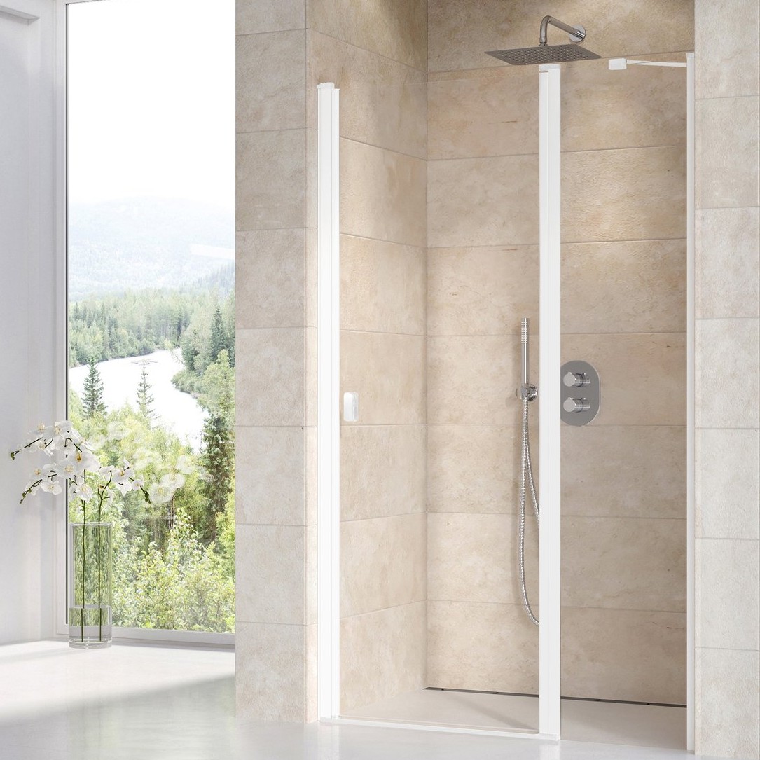 ravak_chrome_csd2_0qvace00z1_01 RAVAK CHROME Zuhanyajtó CSD2 110x195 cm - matt fehér - Image 1