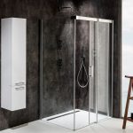 RAVAK MATRIX Zuhanykabin MSDPS-100/100 Jobbos - Szatén (0WPAAU00Z1) - Kifutó