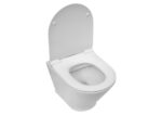 Roca The Gap Round Compact 48 Cm Fali WC-Csésze, Rimless, Fehér A3460Nb000 - Image 2