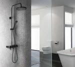 AQUALINE FARRAO zuhanyoszlop, fekete (SL450B)