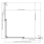 RAVAK SUPERNOVA Zuhanykabin SRV2-90 195 S fekete+Pearl polisztirén - Image 3