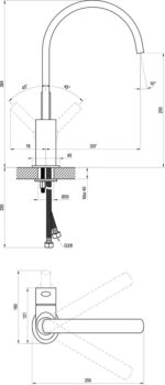 Ravak Freedom álló mosdó/mosogatócsaptelep - Image 2
