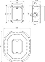 Ravak R-box falsík alatti egység, falba süllyesztett csaptelepekhez RB 70.50 - Image 3