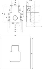 Ravak R-box Vertical O2/O3, alaptest 2- és 3-utas süllyesztett csaptelepekhez - Image 4