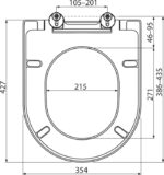 Ravak Uni Chrome Lecsapódásmentes WC Ülőke (X01549) - Image 4