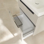 Villeroy & Boch Subway 2.0 alsószekrény, 2 kihúzható fiók, 637 x 590 x 454 mm, soft grey (A91010VK) - Kiállított darab - Image 5