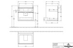 Villeroy & Boch Venticello alsószekrény tölgy színben 65x50 cm (a92401rk) - Image 5