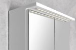 Aqualine Kawa strip tükrösszekrény, led világítással 60x70x22cm, fehér (wgl60s) - Image 4