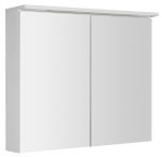 Aqualine Kawa strip tükrösszekrény, led világítással, 80x70x24cm, fehér (wgl80s)