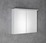 Aqualine Kawa strip tükrösszekrény, led világítással, 80x70x24cm, fehér (wgl80s) - Image 4
