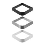 Ravak Yard C 45x45 cm kerámia sarokmosdó - fényes fehér (XJX01245000) - Image 5