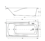 Cersanit Akril Kád Zen Lábbal - 180x85  cm (S301-129) - Image 3