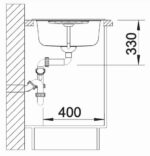 BLANCO ZIA 45S  Silgranit mosogatótálca , 780X500 - Fehér (514726) - Image 5