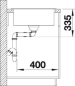 BLANCO ZIA 9  Silgranit mosogatótálca , 860X500 - Antracit (516686) - Image 6