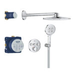 Grohe Grohtherm Rainshower SmartActive 310 Falsík alatti termosztástos zuhanyrendszer (34863000)