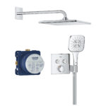 Grohe Grohtherm Smartcontrol Falsík alatti termosztástos zuhanyrendszer Rainshower Mono 310 Cube fejzuhannyal  (34865000)